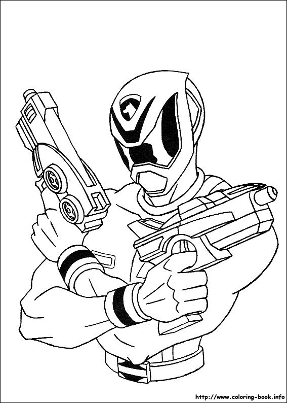 Power Rangers coloring picture